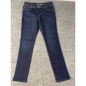 inc Denim Womens Size 8 Skinny Legs Reular Fit Blue Jeans Pre-owned